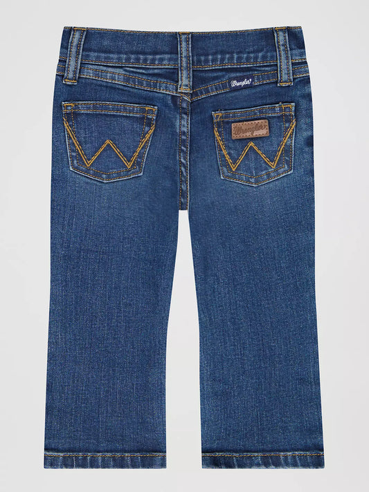 Wrangler Little Boy's Stitched Pocket Western Jean in Smalltown (Infant)