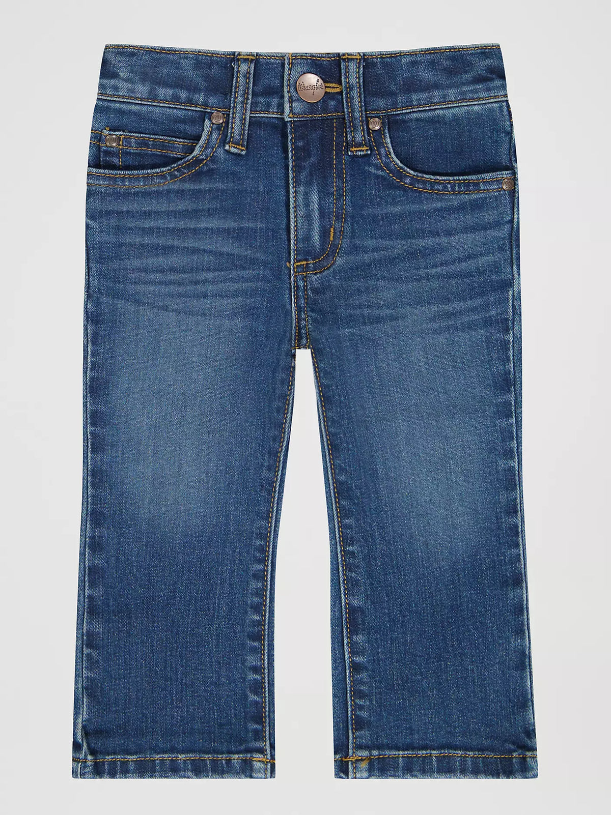Wrangler Little Boy's Stitched Pocket Western Jean in Smalltown (Infant)