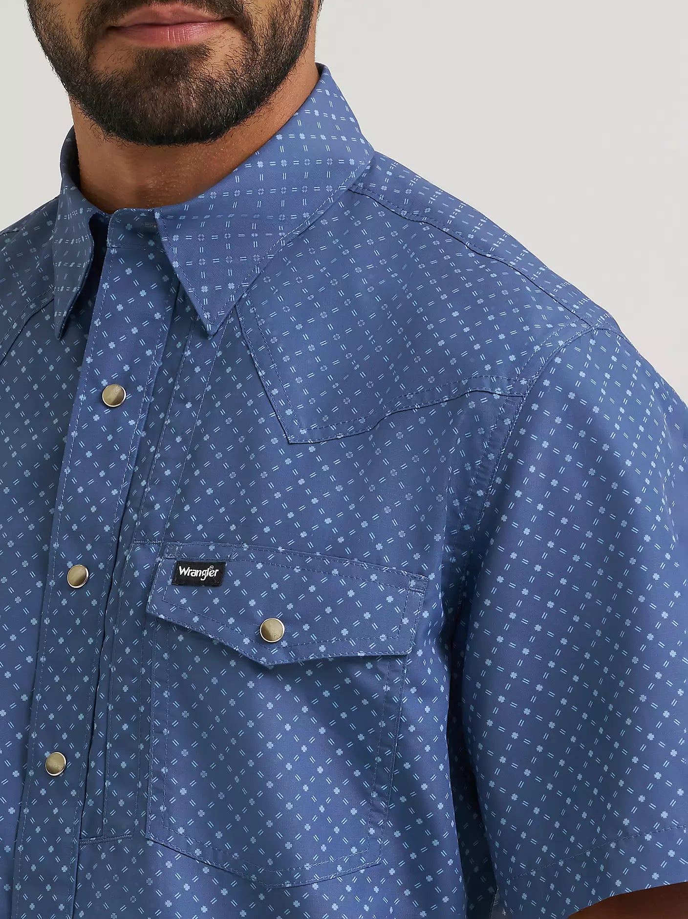 Wrangler All Terrain Gear Men's Performance Shirt in Indigo (Men's)