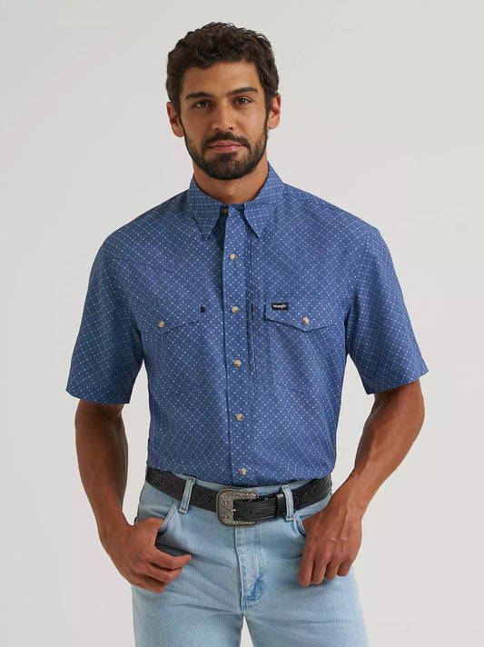 Wrangler All Terrain Gear Men's Performance Shirt in Indigo (Men's)
