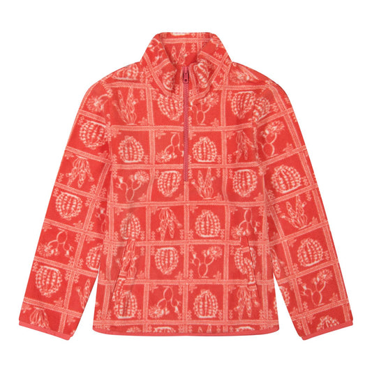 Wrangler Cactus Sherpa Fleece Pullover in Pink (Girl's)