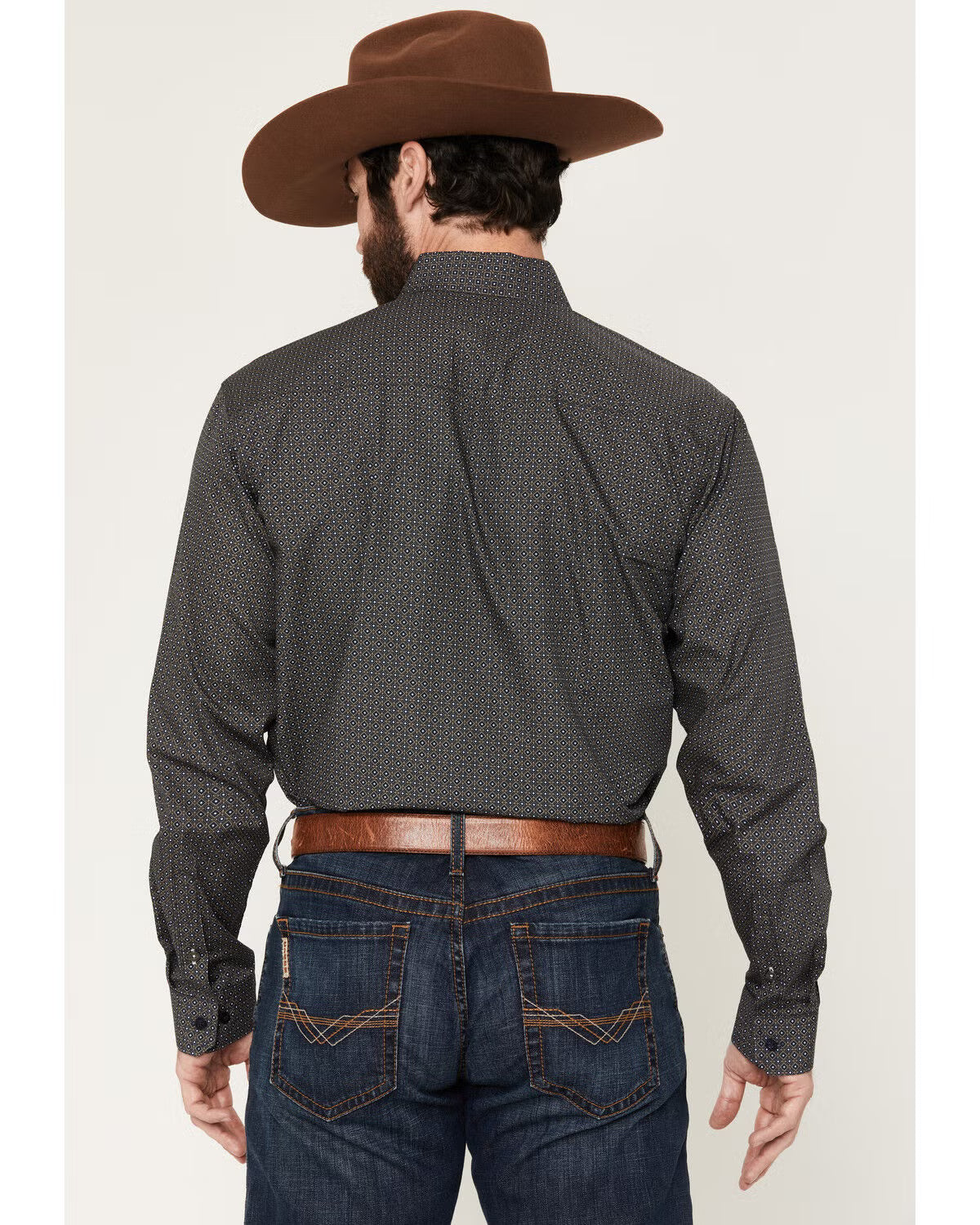 Cinch Geo Print Long Sleeve Button-Down Stretch Western Shirt (Men's)
