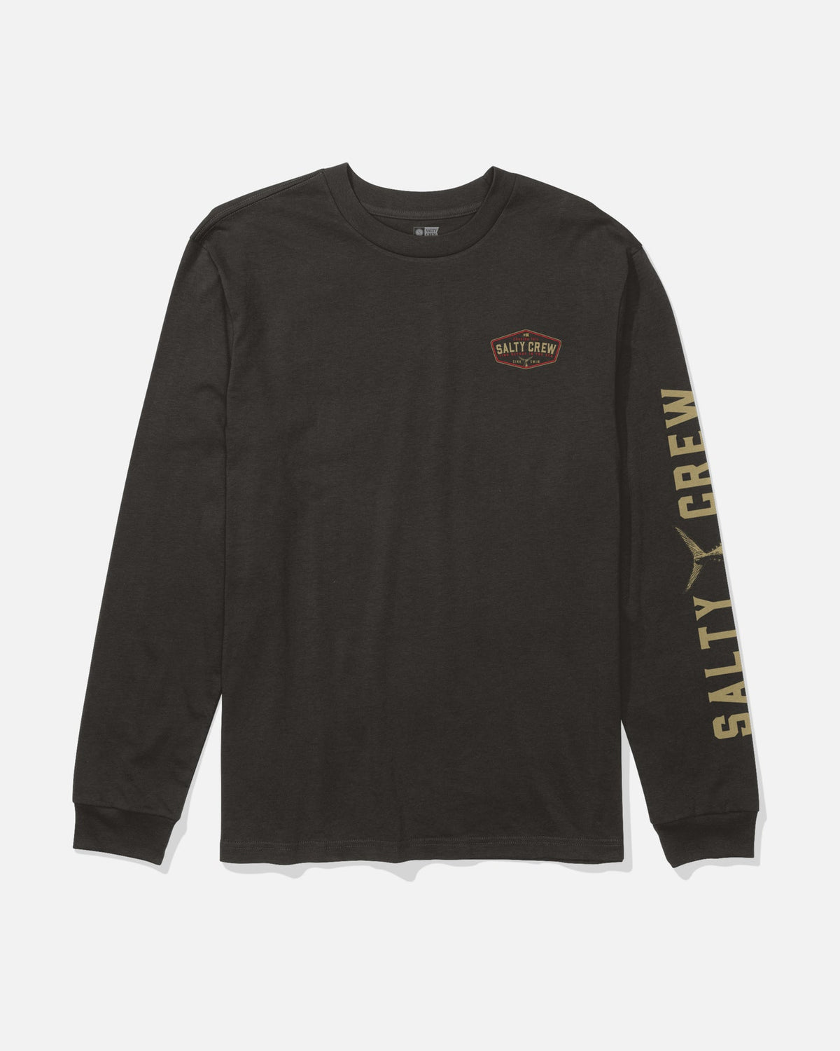 Salty Crew Tailfin Long Sleeve Shirt in Black (Men's)