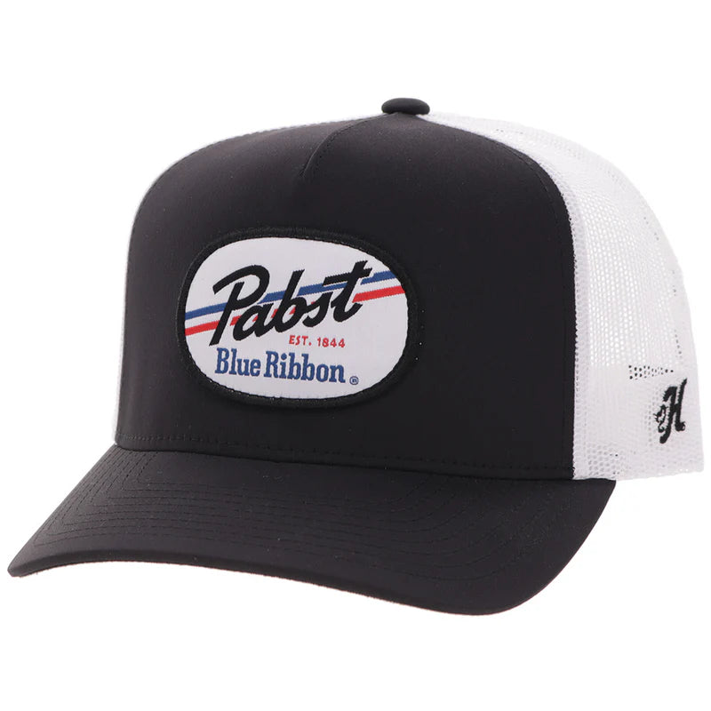 Hooey - "Pabst Blue Ribbon" Hat Black/White