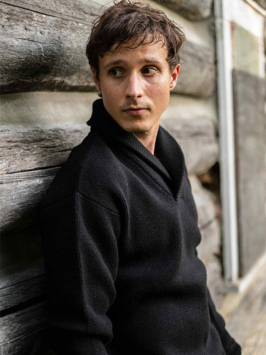 Rawman & Co - Heavy Wool Shawl (Black)