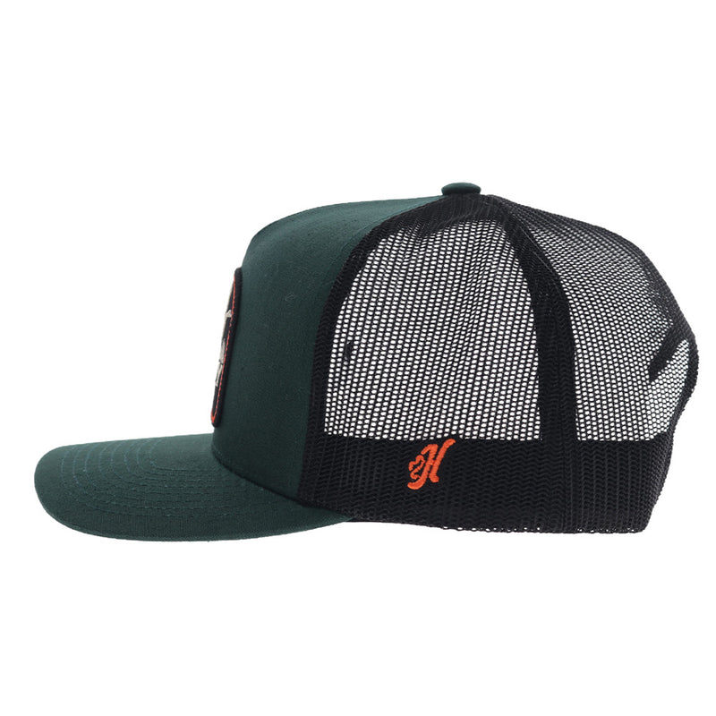 Hooey - Outfitters Decoy Hat in Green/Black