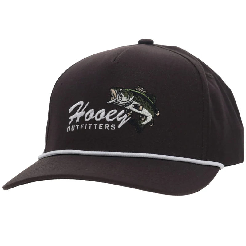 Hooey - Bass 5-Panel Full Surround Snapback Hat in Brown