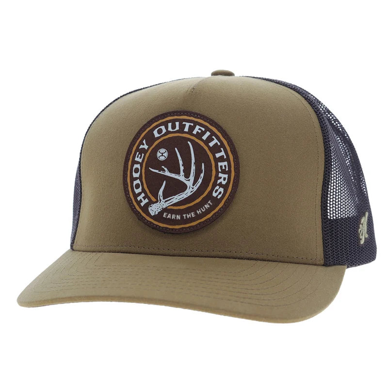 Hooey - Outfitters Scout Trucker Snapback Hat in Tan/Brown