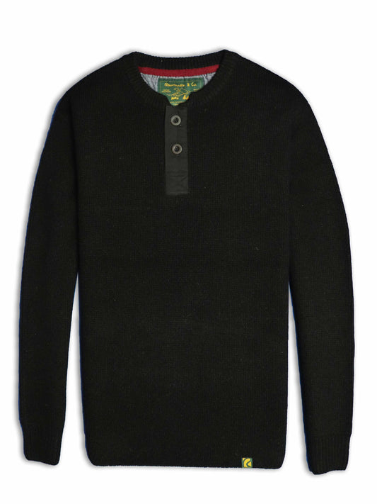 Rawman & Co - Black Henley