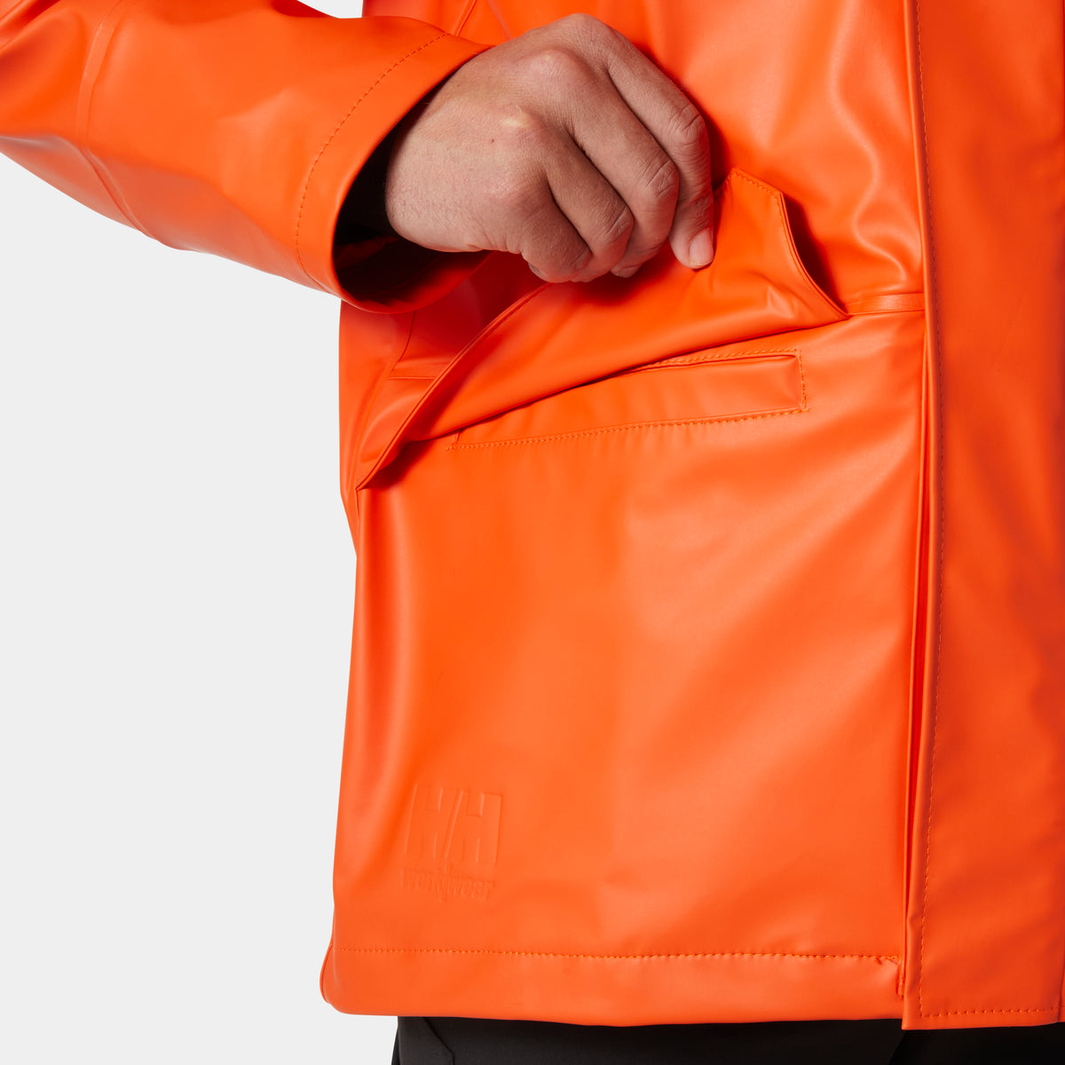 Helly Hansen - Gale Waterproof Rain Jacket in Orange