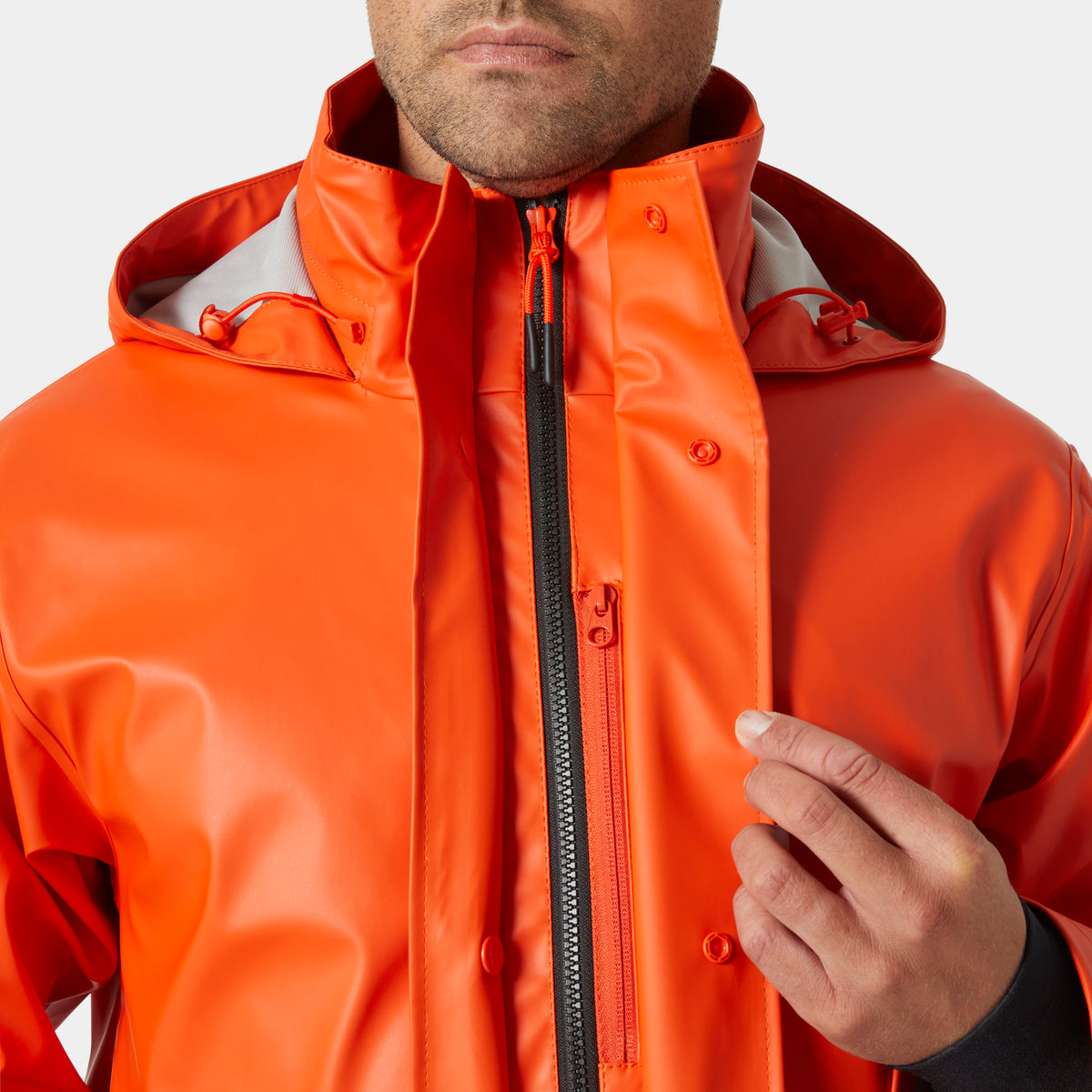 Helly Hansen - Gale Waterproof Rain Jacket in Orange
