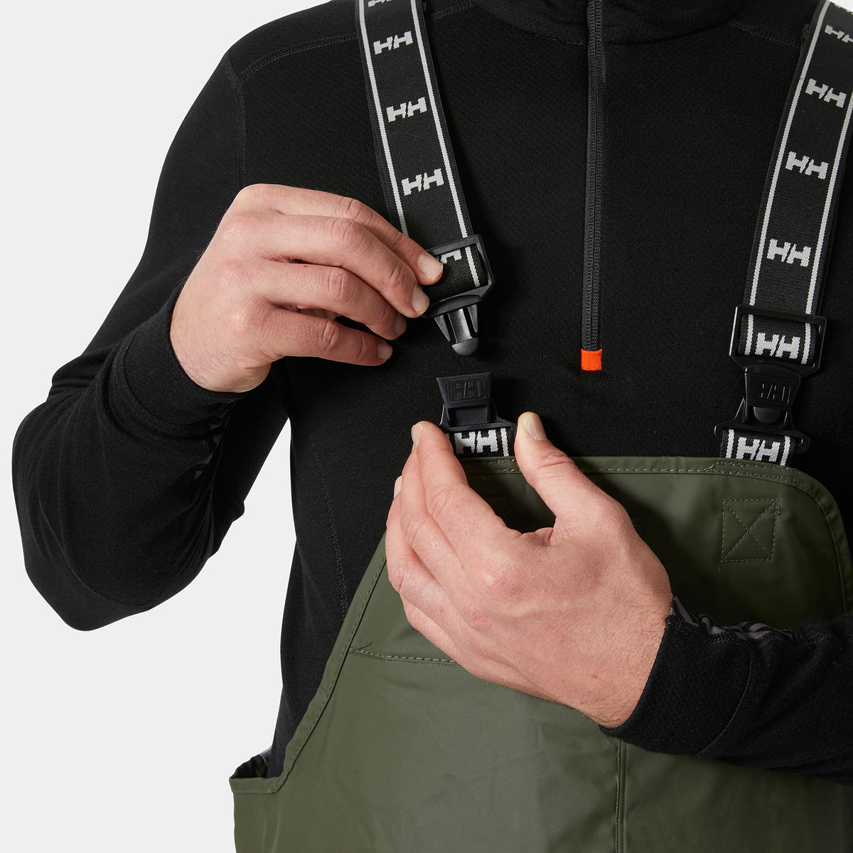 Helly Hansen - Gale Bib Rain Pant in Army Green