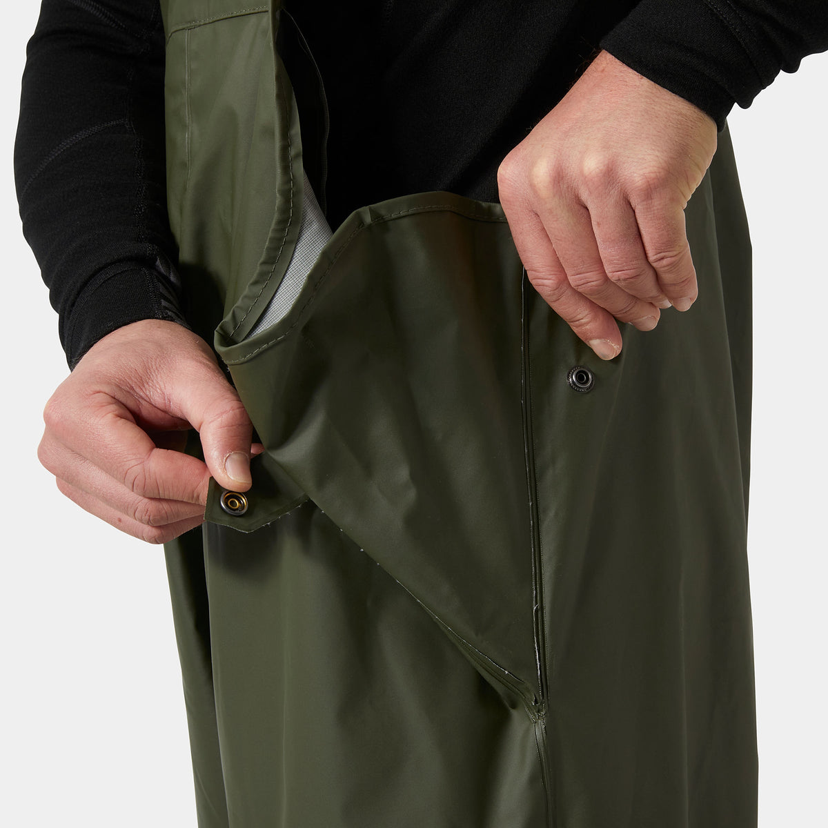 Helly Hansen - Gale Bib Rain Pant in Army Green