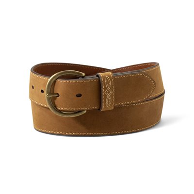 Ariat Bug Stitch Leather Belt in Brown