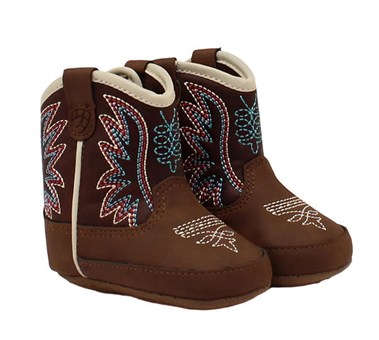 Ariat Lil' Stompers Infant Boot in Briar Brown