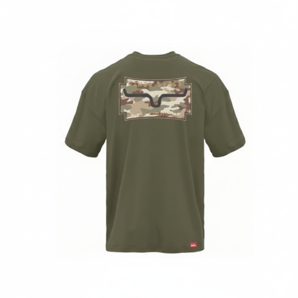 Kimes Green Camo Crest Tee Shirt (Men's)