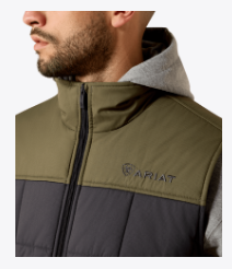Ariat Crius Insulated Vest in Phantom/Grape Leaf (Men's)