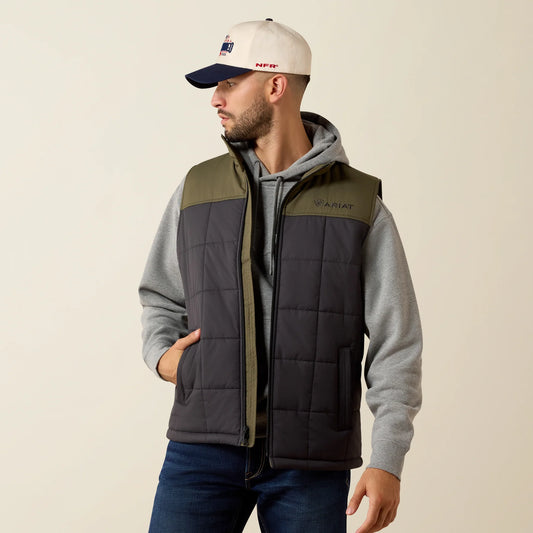 Ariat Crius Insulated Vest in Phantom/Grape Leaf (Men's)