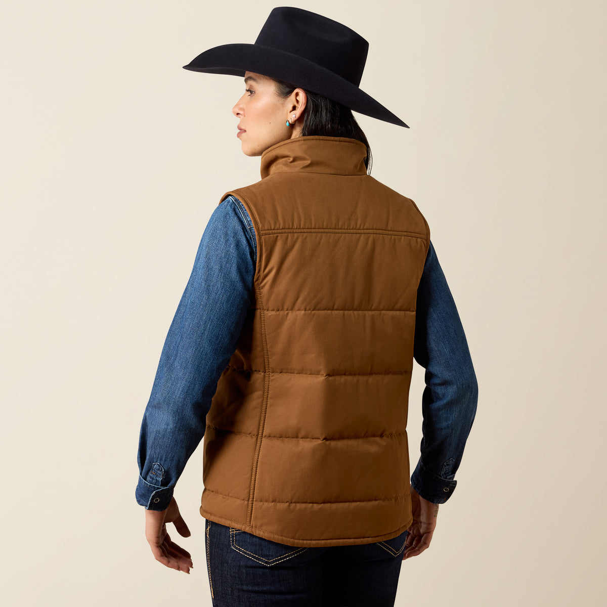 Ariat Grizzly Quilted Vest in Dachshund (Women's)