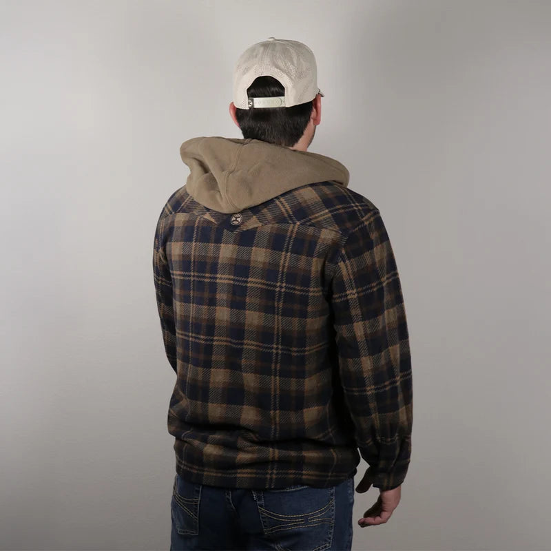 Hooey Collins Fleece Jacket in Dark Brown (Men's)