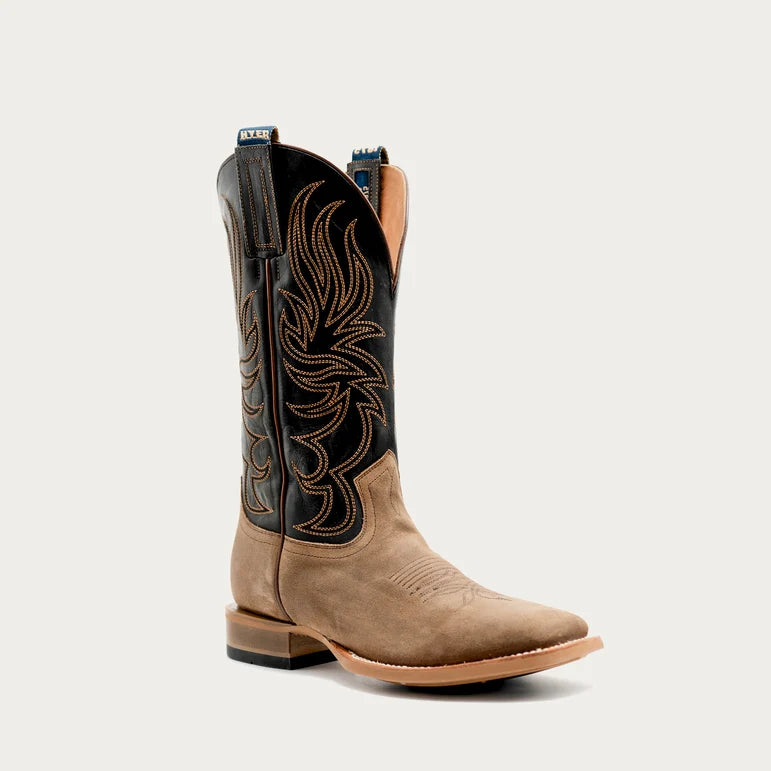 Hyer - Axtell Western Boot in Tan/Black