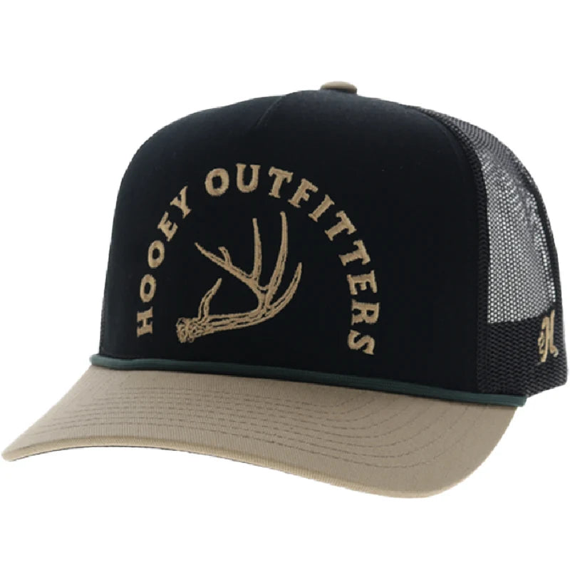 Hooey - Outfitters Shed Trucker Hat in Black/Tan