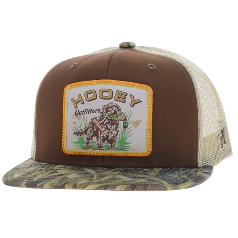 Hooey - Outfitters Retriever Trucker Snapback Hat in Brown/Realtree Camo