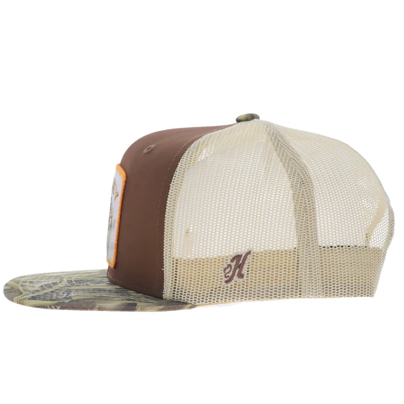 Hooey - Outfitters Retriever Trucker Snapback Hat in Brown/Realtree Camo