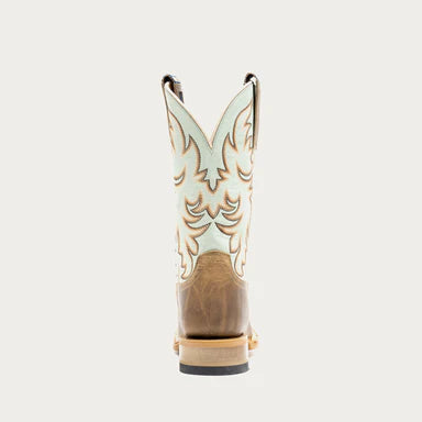 Hyer - Topeka Western Boots in Brown/Robin's Egg (Women's)