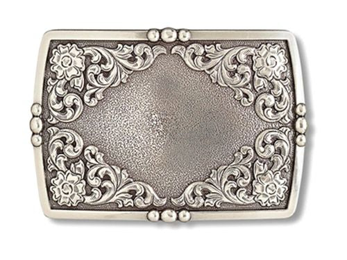 Ariat Floral Square Belt Buckle