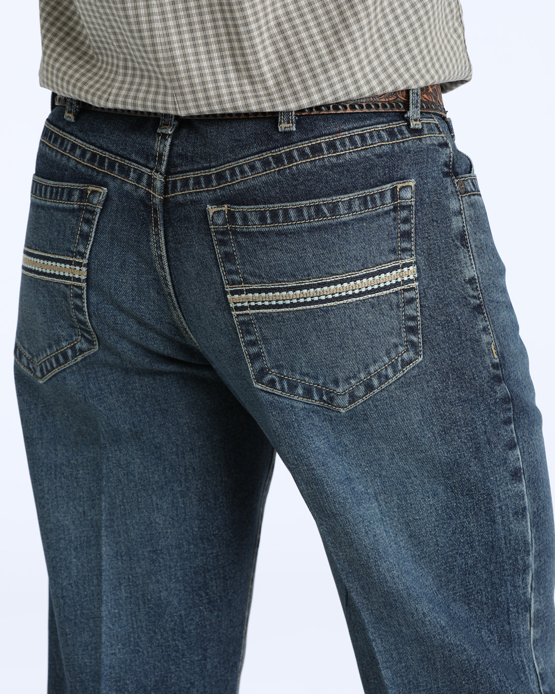 Cinch White Label Relaxed Mid Rise Straight Leg in Dark Stone (Men's)