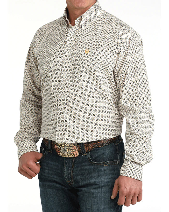 Cinch Classic Fit Button Up in White (Men's)