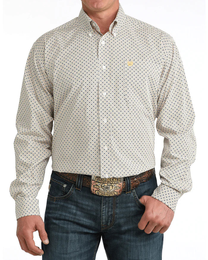 Cinch Classic Fit Button Up in White (Men's)