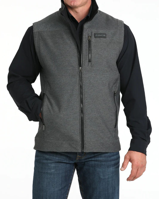 Cinch Bonded Vest in Charcoal (Men's)
