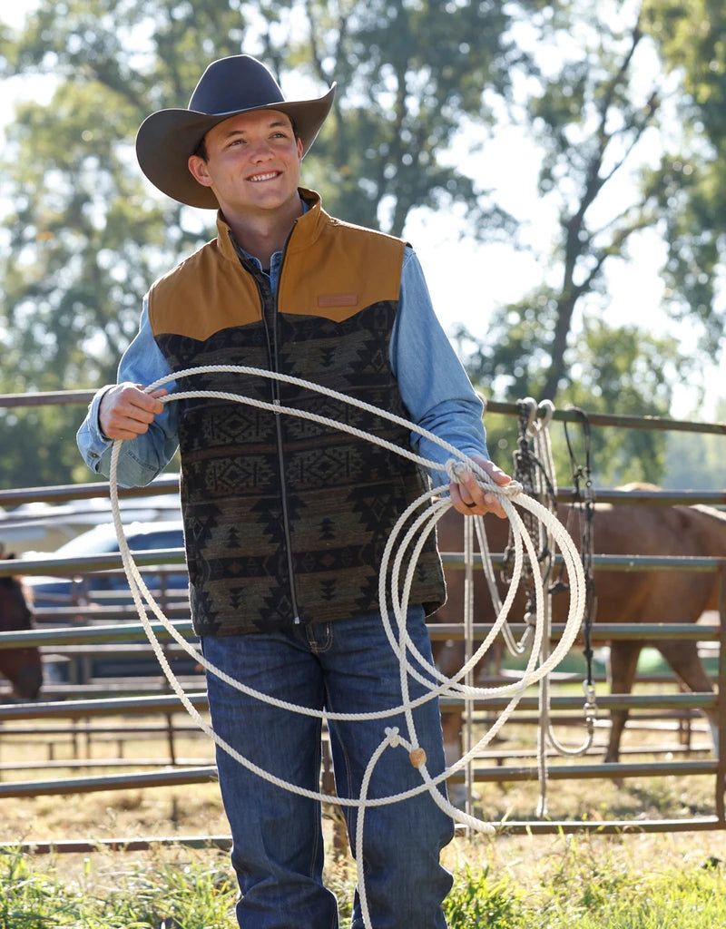 Cinch Multi Colour Conceal Carry Jacquard Vest (Men's)