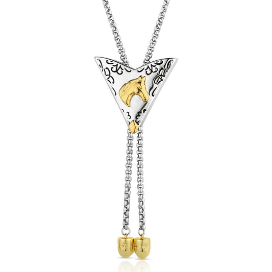 Regal Rider Bolo Necklace