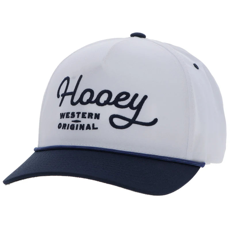Hooey - "OG" Hooey Hat White/Navy Blue