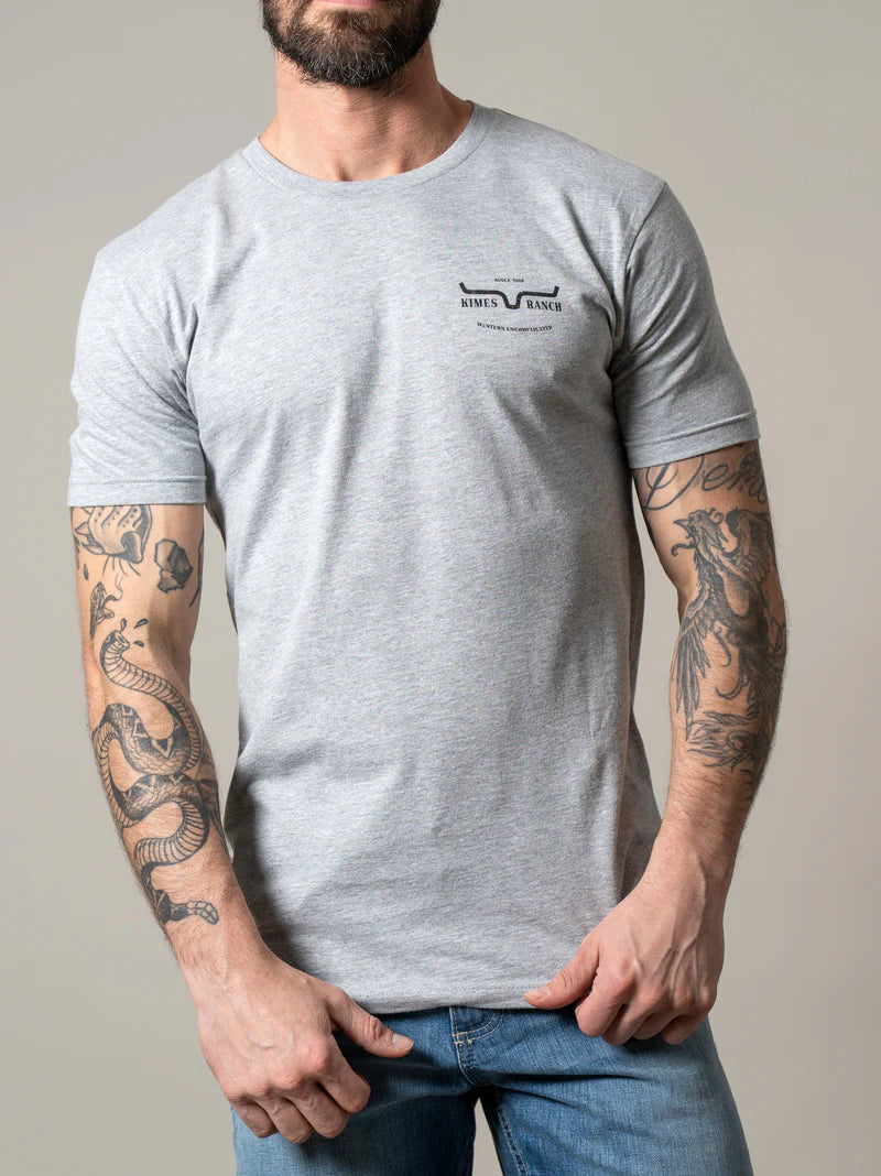 Kimes Ranch Old West T-Shirt in Heather Grey (Men's)