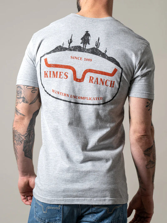 Kimes Ranch Old West T-Shirt in Heather Grey (Men's)