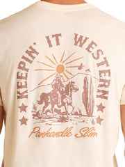 Panhandle Slim Graphic T- Shirt in Tan (Men's)