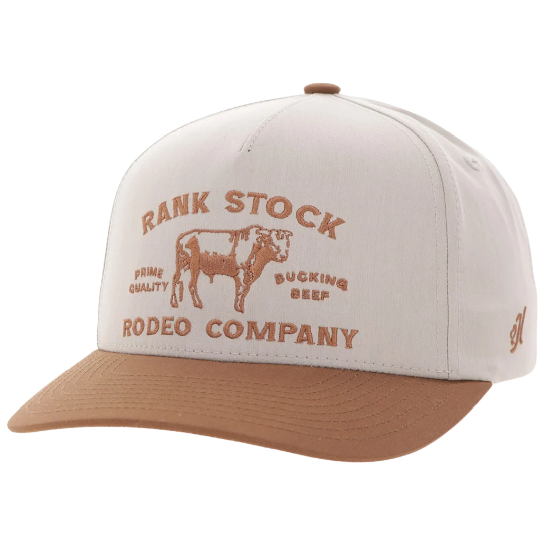 Hooey - Rank Stock Tan/Brown 5-Panel Trucker Hat
