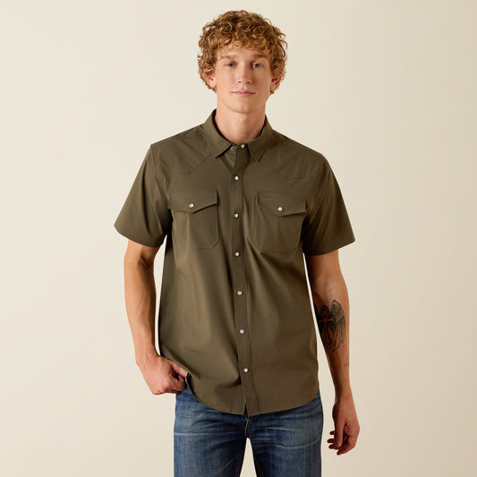 Ariat FrontierTough VentTEK Western Fitted Snap Shirt (Men's)