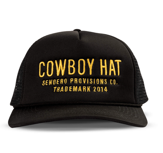Sendero Cowboy Hat - Blk/Gold