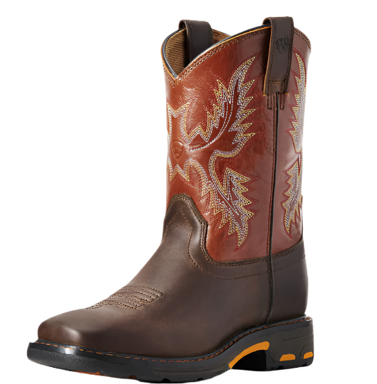 Ariat WorkHog Wide Square Toe Boot (Youth)