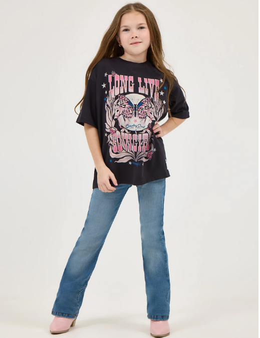 Wrangler x Lainey Wilson Oversized Graphic Tee (Girl's)