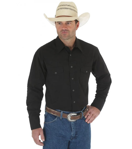 Wrangler Dress Shirt – Black (Men's)