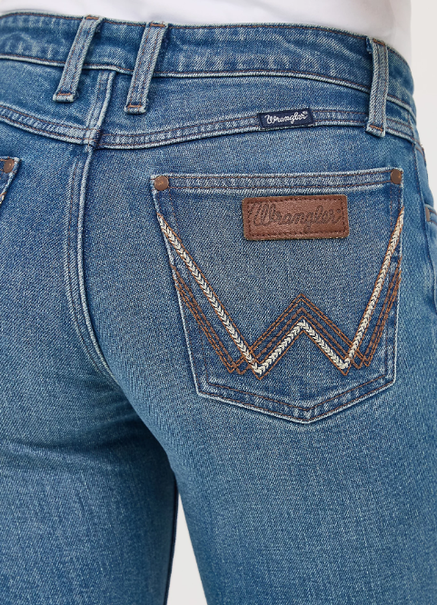 Wrangler Retro® Mae Mid Rise Bootcut Jean in Dahlia (Women's)