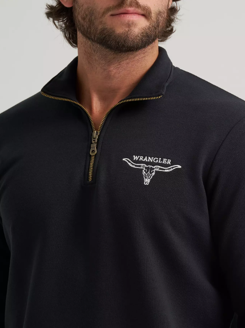 Wrangler Longhorn Wrangler Quarter-Zip Fleece Pullover (Men's)