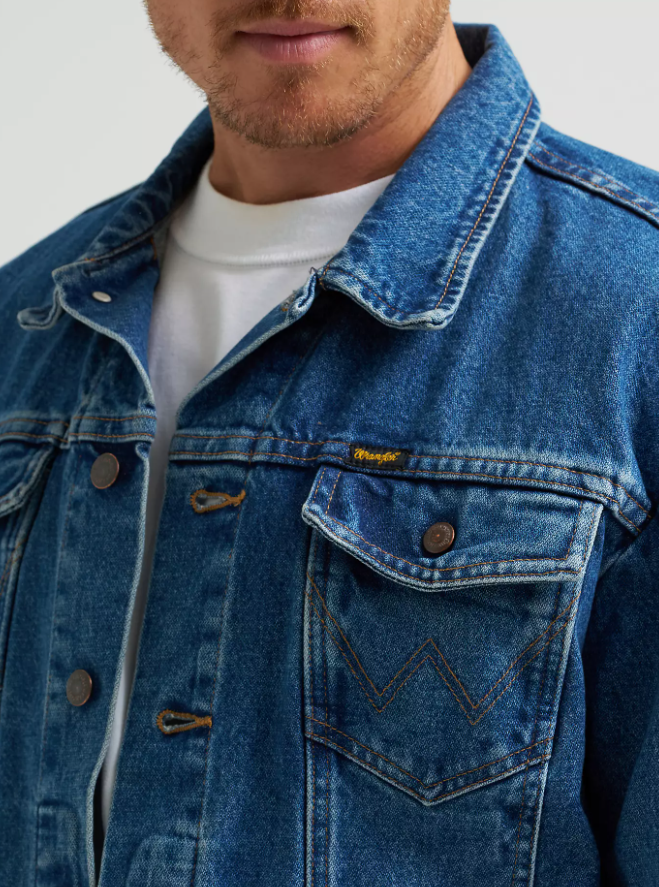 Wrangler Wrangler® Cowboy Cut® Unlined Denim Jacket (Men's)