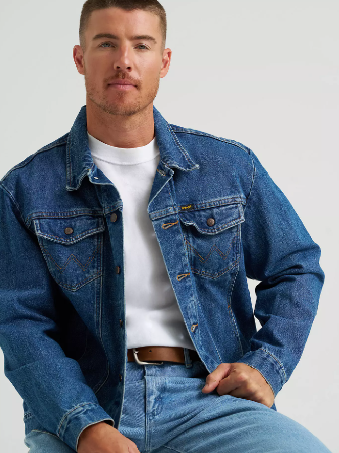 Wrangler Wrangler® Cowboy Cut® Unlined Denim Jacket (Men's)